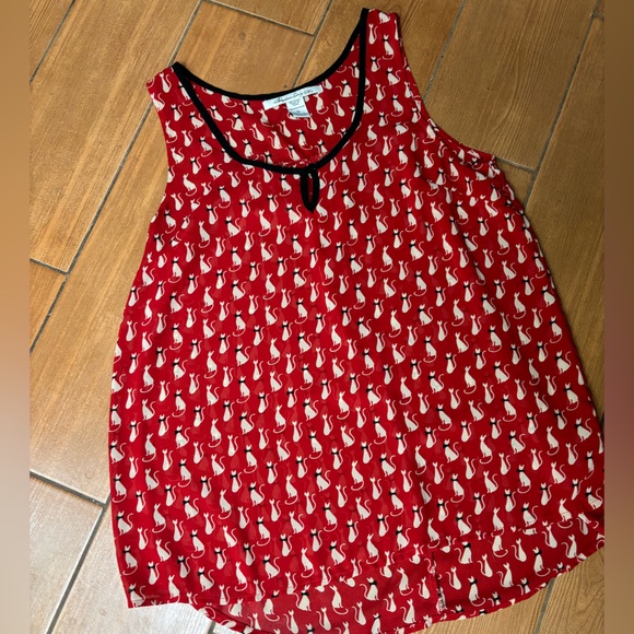 American Rag Tops - American Rag Red Sleeveless Tank Top